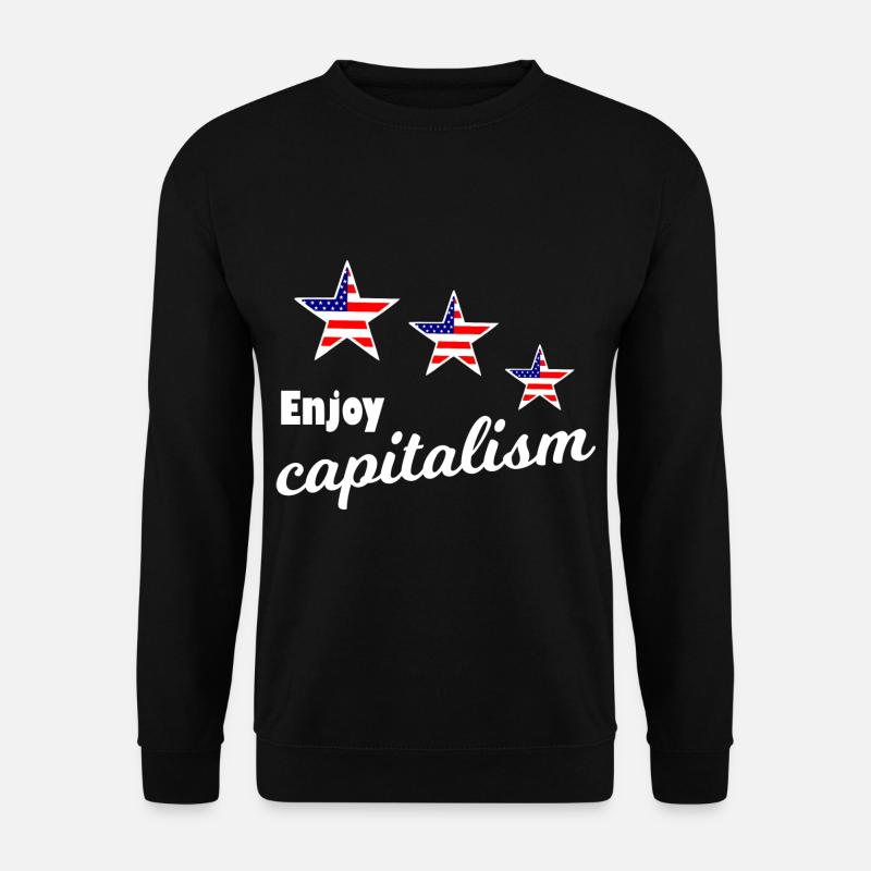 Geniese den Kapitalismus - Unisex Pullover - Schwarz