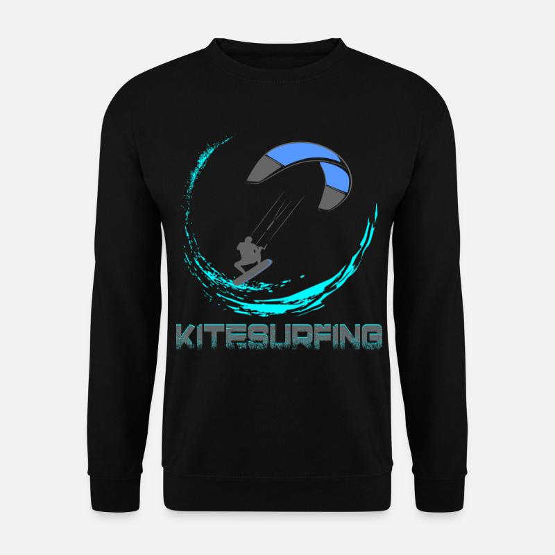 Kitesurf - Sweat-shirt Unisexe - noir