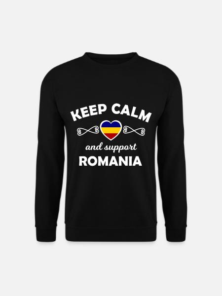 The fans from Romania - Unisex Sweatshirt - black