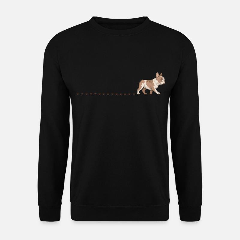 Chenilles de bouledogue français Chenilles de bouledogue - Sweat-shirt Unisexe - noir