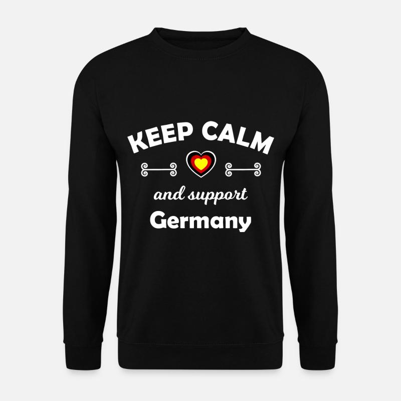 Die Deutschland Unterstützer - Unisex Pullover - Schwarz