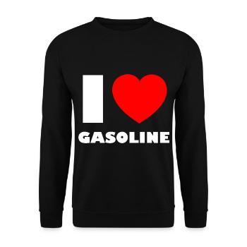 Un cœur pour les moteurs thermiques - Sweat-shirt Unisexe - noir - Devant - Alina (178cm) & Michal (187cm)