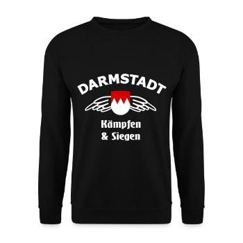 Die Darmstädter - Unisex Pullover - Schwarz - Vorne - Alina (178cm) & Michal (187cm)
