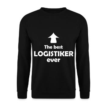 Transport und Logistik Team - Unisex Pullover - Schwarz - Vorne - Alina (178cm) & Michal (187cm)