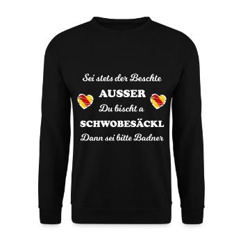La maison dans le Badnerland - Sweat-shirt Unisexe - noir - Devant - Alina (178cm) & Michal (187cm)