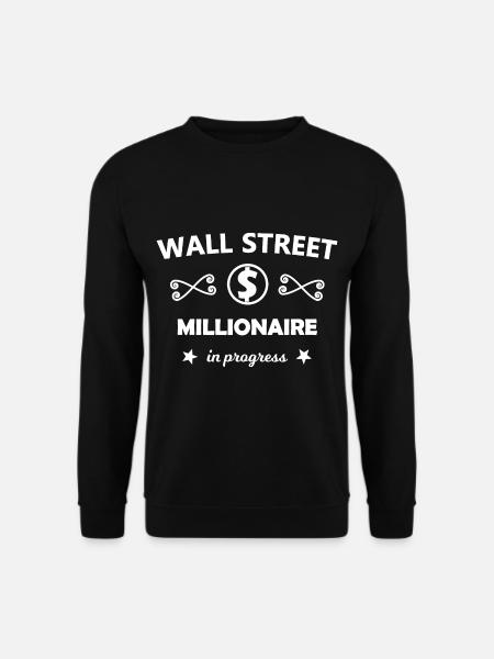Dividende und Rendite - Unisex Pullover - Schwarz