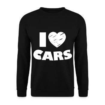 Les amoureux de l’automobile - Sweat-shirt Unisexe - noir - Devant - Alina (178cm) & Michal (187cm)