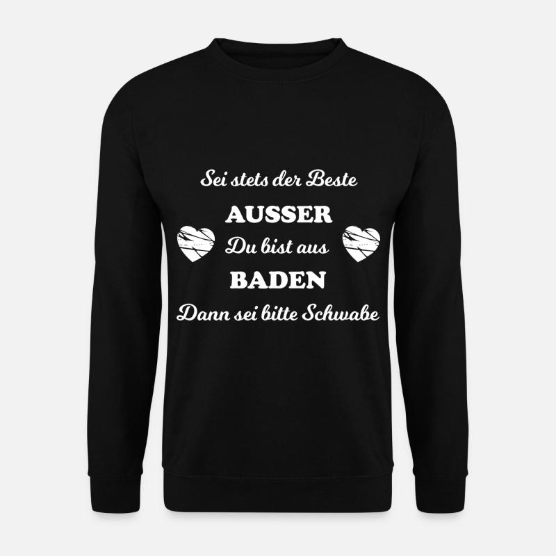 Die Schwaben im Süddeutschen - Unisex Pullover - Schwarz