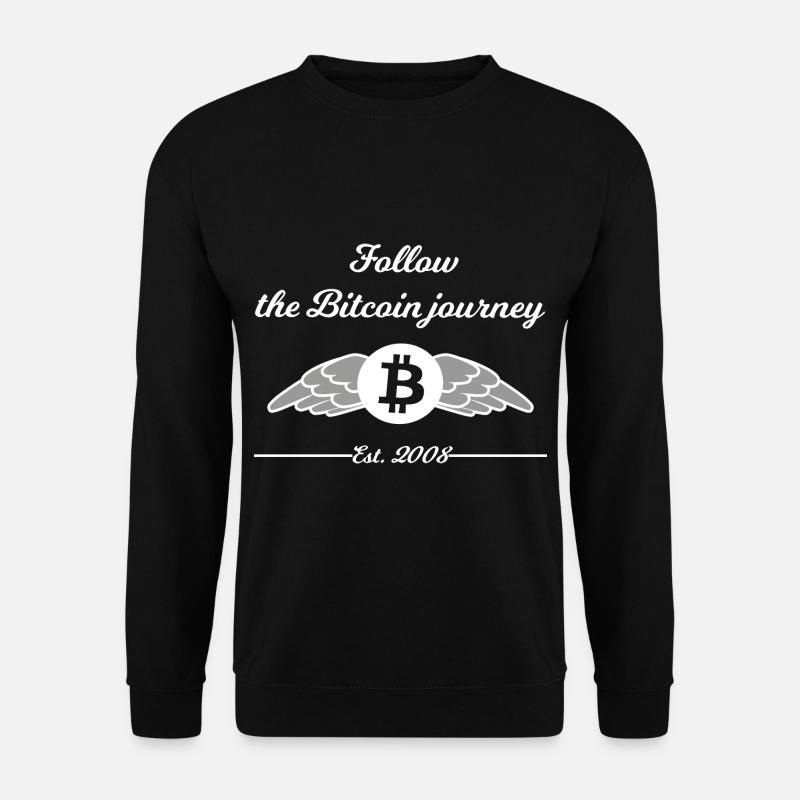 Suivez l’aventure Bitcoin - Sweat-shirt Unisexe - noir