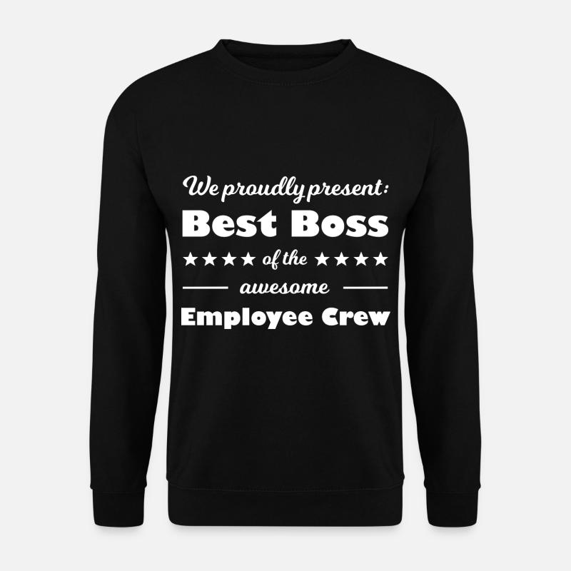 My best boss - Unisex Sweatshirt - black