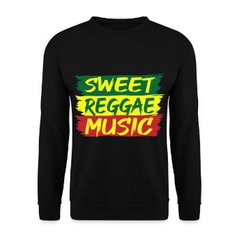 Sweet Reggae - Unisex Pullover - Schwarz - Vorne - Alina (178cm) & Michal (187cm)