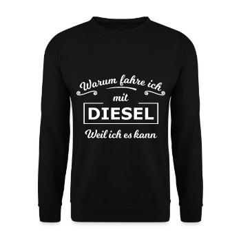 Die Autofahrer - Unisex Pullover - Schwarz - Vorne - Alina (178cm) & Michal (187cm)