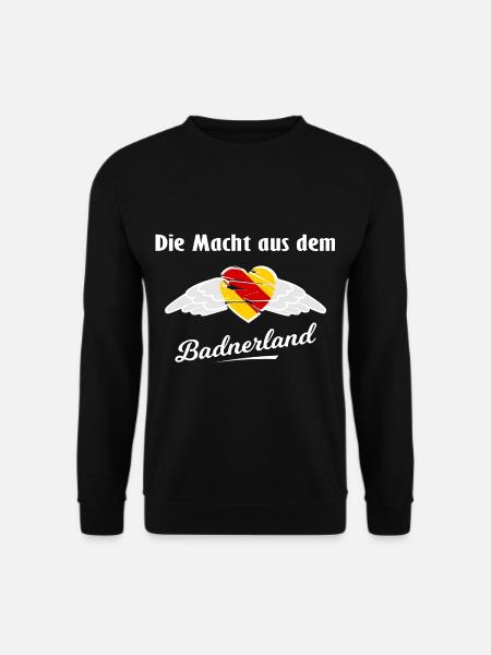 Die Macht aus Baden - Unisex Pullover - Schwarz