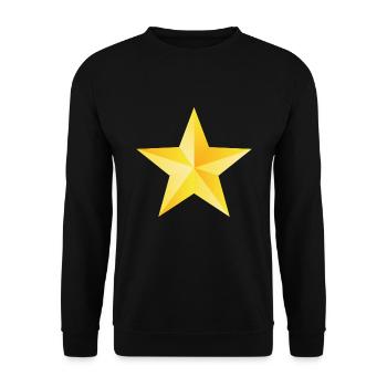 Shining star - Unisex Sweatshirt - black - Front - Alina (178cm) & Michal (187cm)