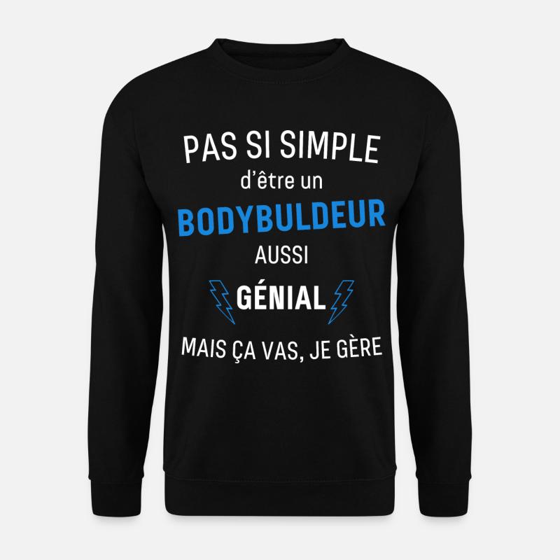 Awesome Bodybulder - Unisex Sweatshirt - black