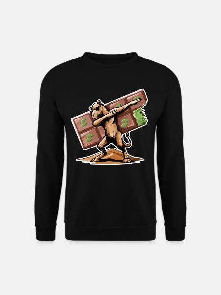Dabbing Dromedar & Dubai Schokolade - Unisex Pullover - Schwarz