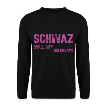 NOIR - Sweat-shirt Unisexe - noir - Devant - Alina (178cm) & Michal (187cm)
