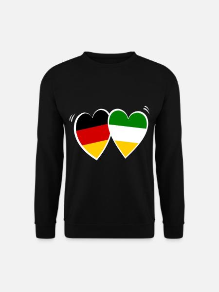 Italian German Love - Unisex Sweatshirt - black