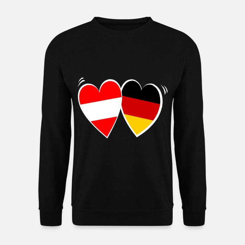 Austrian German Love - Unisex Sweatshirt - black