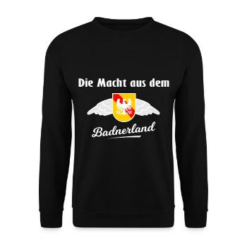 Die Süddeutschen aus Baden - Unisex Pullover - Schwarz - Vorne - Alina (178cm) & Michal (187cm)