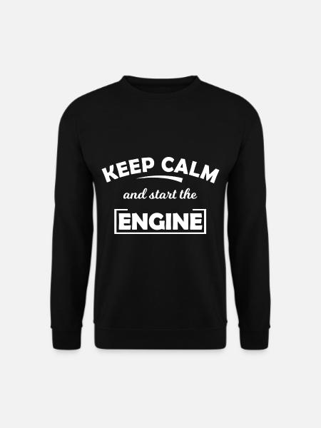 Starts the engines - Unisex Sweatshirt - black