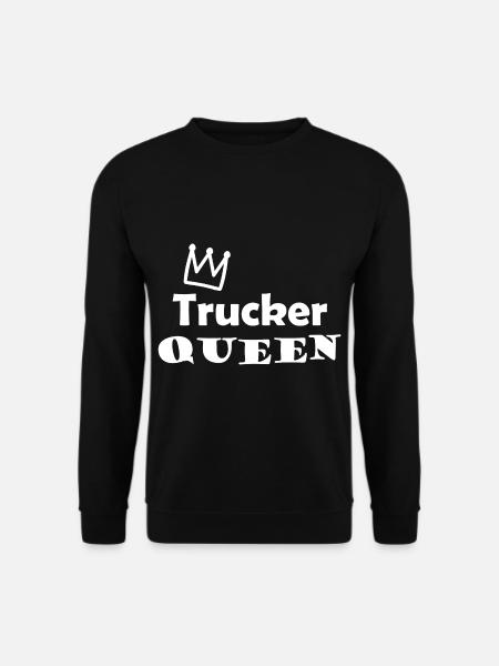 The Queen of Trucks - Unisex Sweatshirt - black