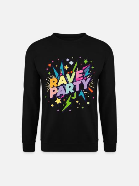 Rave Party Festival - Unisex Sweatshirt - black