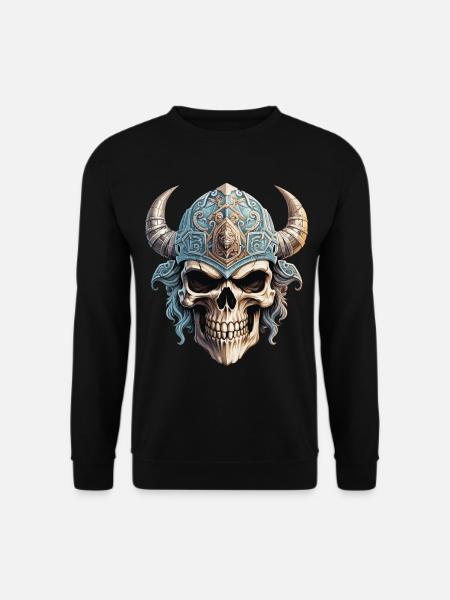 Viking Skull - Unisex Sweatshirt - black