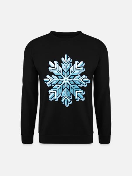 Snowflake - Unisex Sweatshirt - black