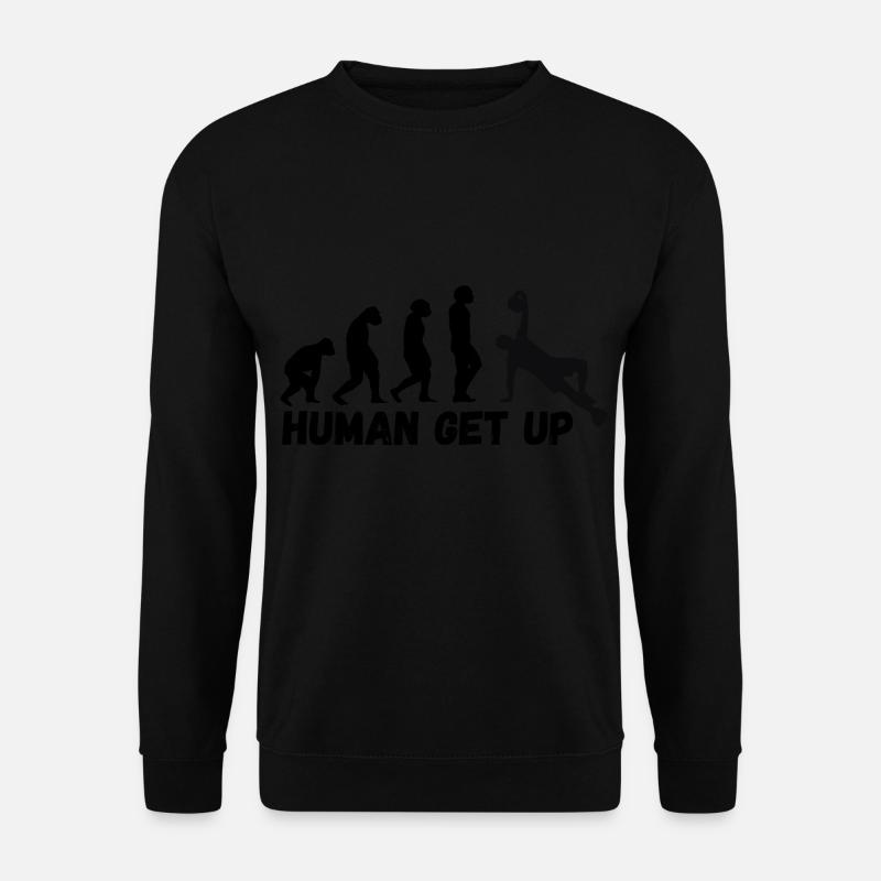 Human Get Up Kettlebell - Unisex Pullover - Schwarz