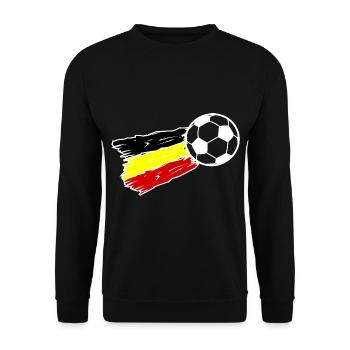 The team from Belgium - Unisex Sweatshirt - black - Front - Alina (178cm) & Michal (187cm)