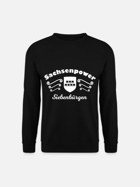 Die Sachsen aus Siebenbürgen - Unisex Pullover - Schwarz