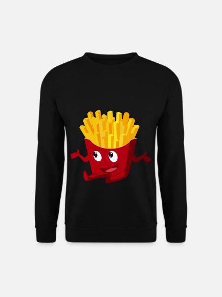 French fries gift - Unisex Sweatshirt - black