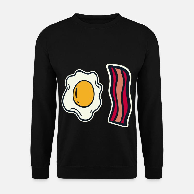 Egg and bacon - Unisex Sweatshirt - black