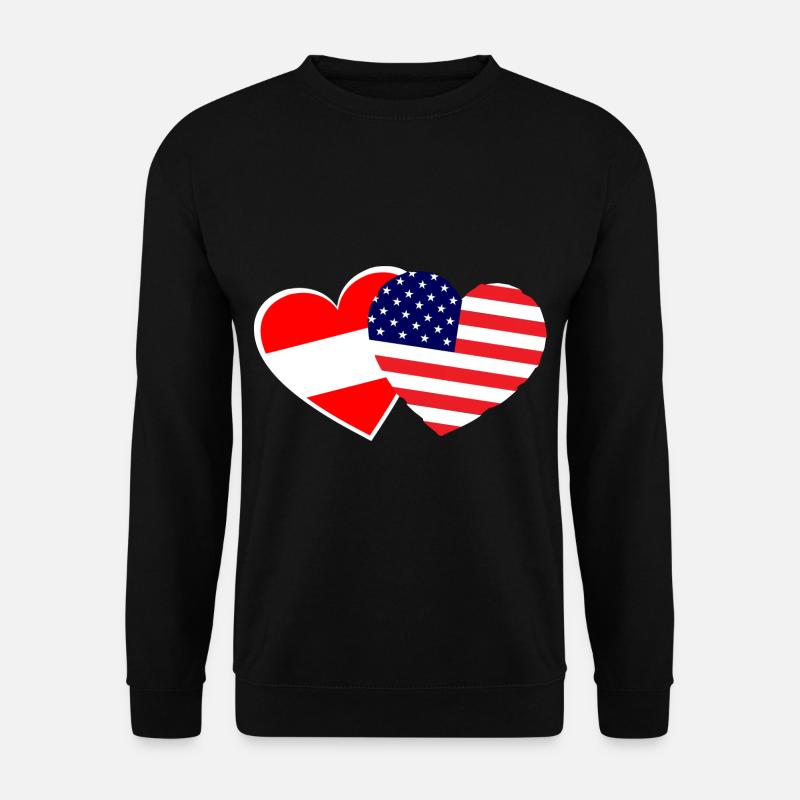 Dear USA and Austria, - Unisex Sweatshirt - black