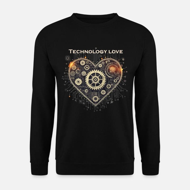 Technology Love - Unisex Sweatshirt - black