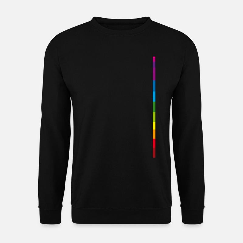 arc en ciel - Sweat-shirt Unisexe - noir