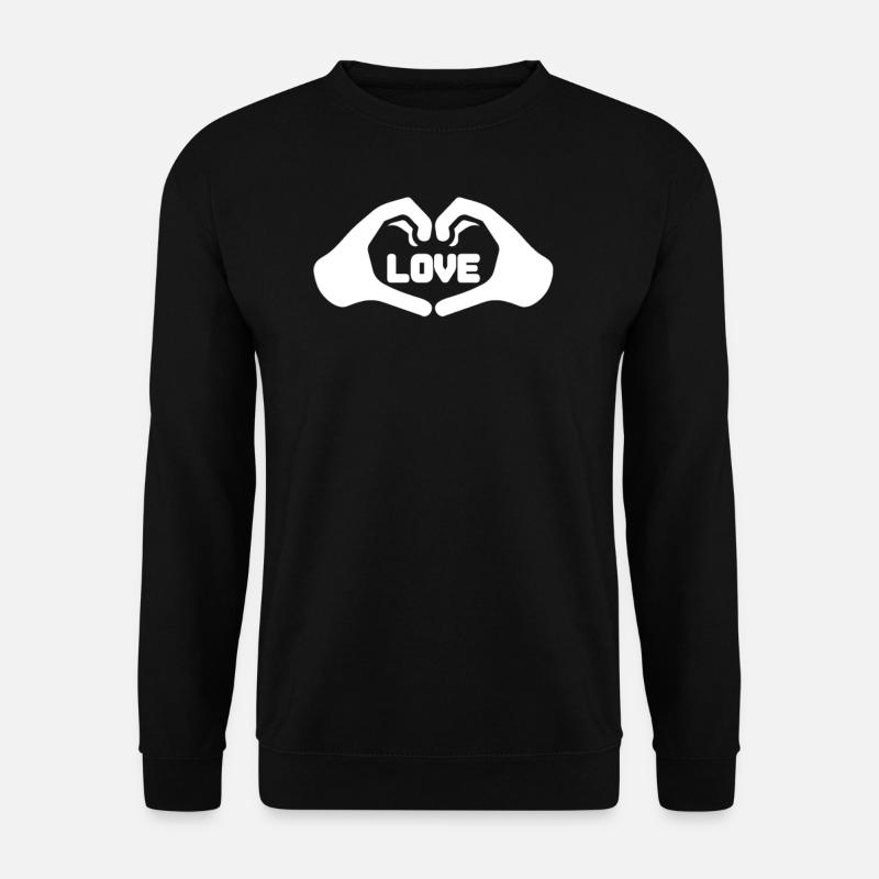 Paar - Unisex Pullover - Schwarz