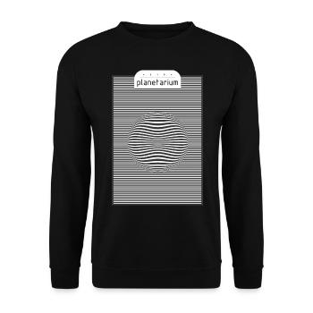 Planetarium - Unisex Sweatshirt - black - Front - Alina (178cm) & Michal (187cm)