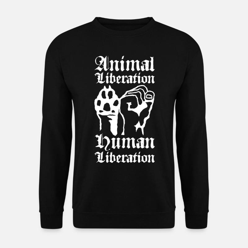 Animal Liberation Human Liberation - Unisex Pullover - Schwarz