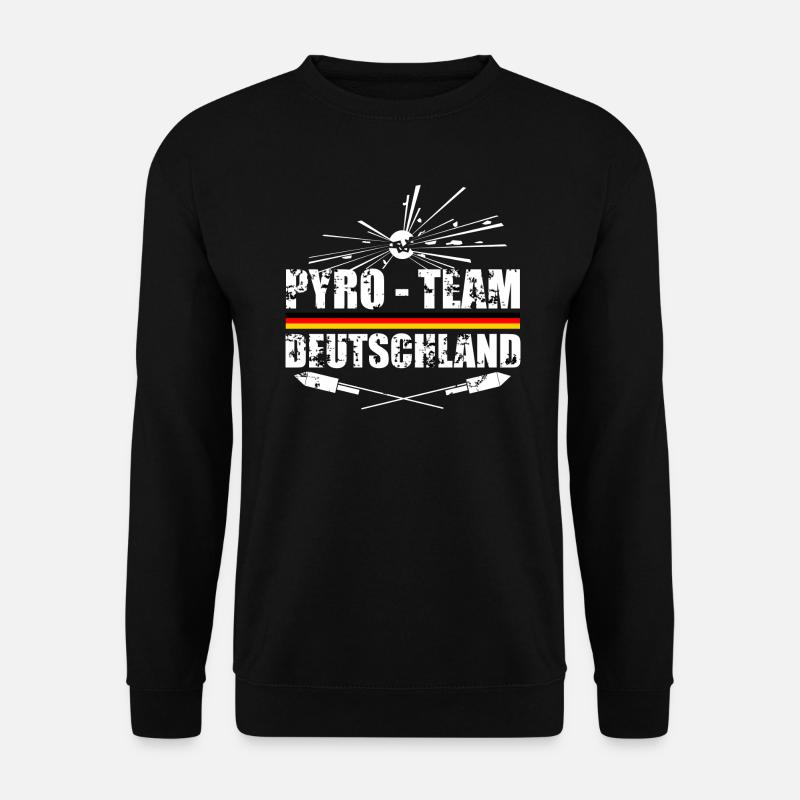 Pyro Team Deutschland Feuerwerk - Unisex Pullover - Schwarz
