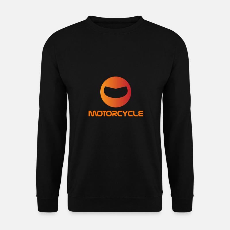 Motorrad - Biker - Motorcycle - Unisex Pullover - Schwarz
