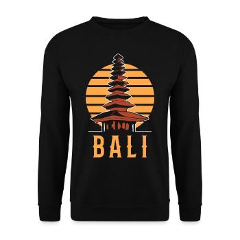 Bali Indonesien - Unisex Pullover - Schwarz - Vorne - Alina (178cm) & Michal (187cm)