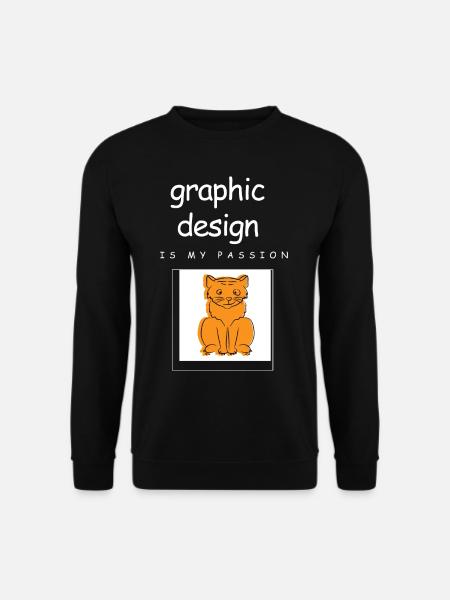 Designer graphiste graphiste designer artiste - Sweat-shirt Unisexe - noir