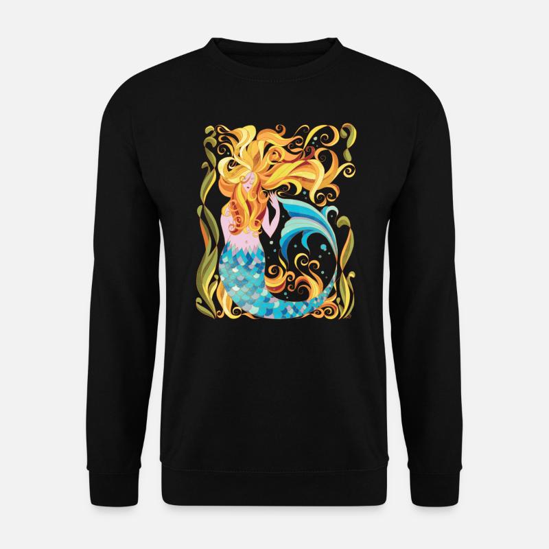 Meerjungfrau - Unisex Pullover - Schwarz