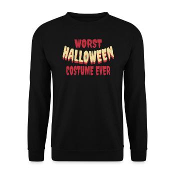 Halloween Le pire costume d’Halloween de tous les temps - Sweat-shirt Unisexe - noir - Devant - Alina (178cm) & Michal (187cm)