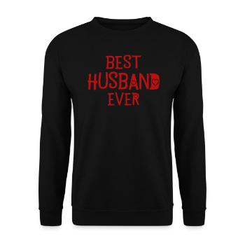 Le meilleur mari de la Saint-Valentin - Sweat-shirt Unisexe - noir - Devant - Alina (178cm) & Michal (187cm)