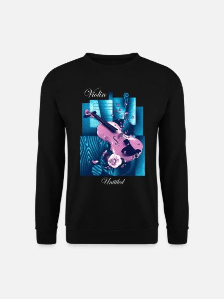 Violin Aesthetic - Unisex Sweatshirt - black