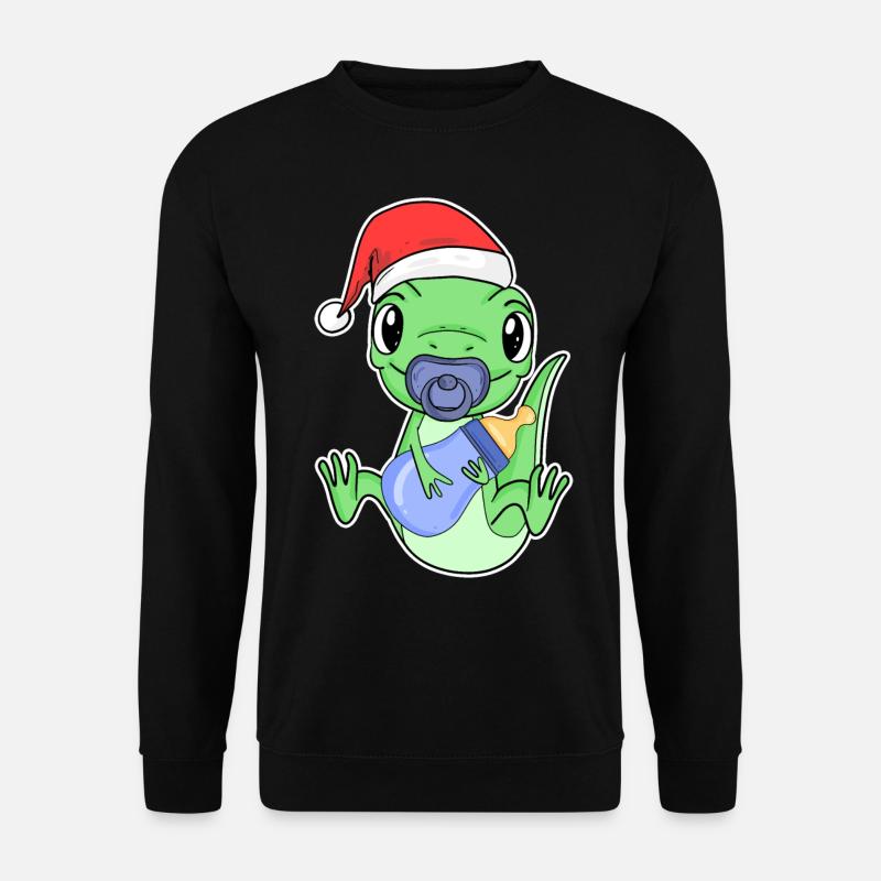 Lizard Baby Christmas - Unisex Sweatshirt - black