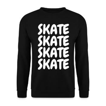 Skate - Unisex Pullover - Schwarz - Vorne - Alina (178cm) & Michal (187cm)